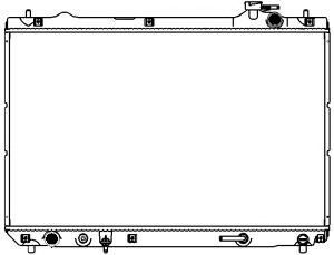 SAKURA AUTOMOTIVE 32711006 -  Радиатор, охлаждение двигателя